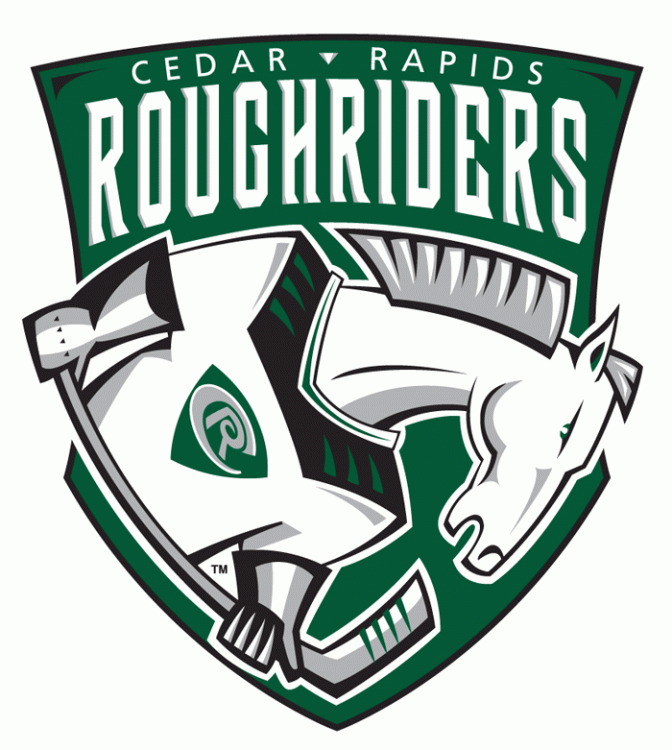 cedar rapids roughriders 1999-2012 primary logo iron on heat transfer